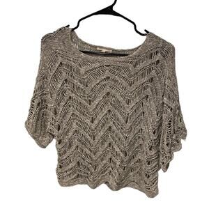 Eileen Fisher cotton grey sweater XS